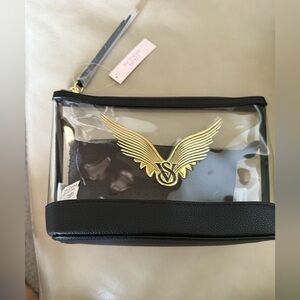 Victoria's Secret Black and Gold Winged Cosmetic Duo
